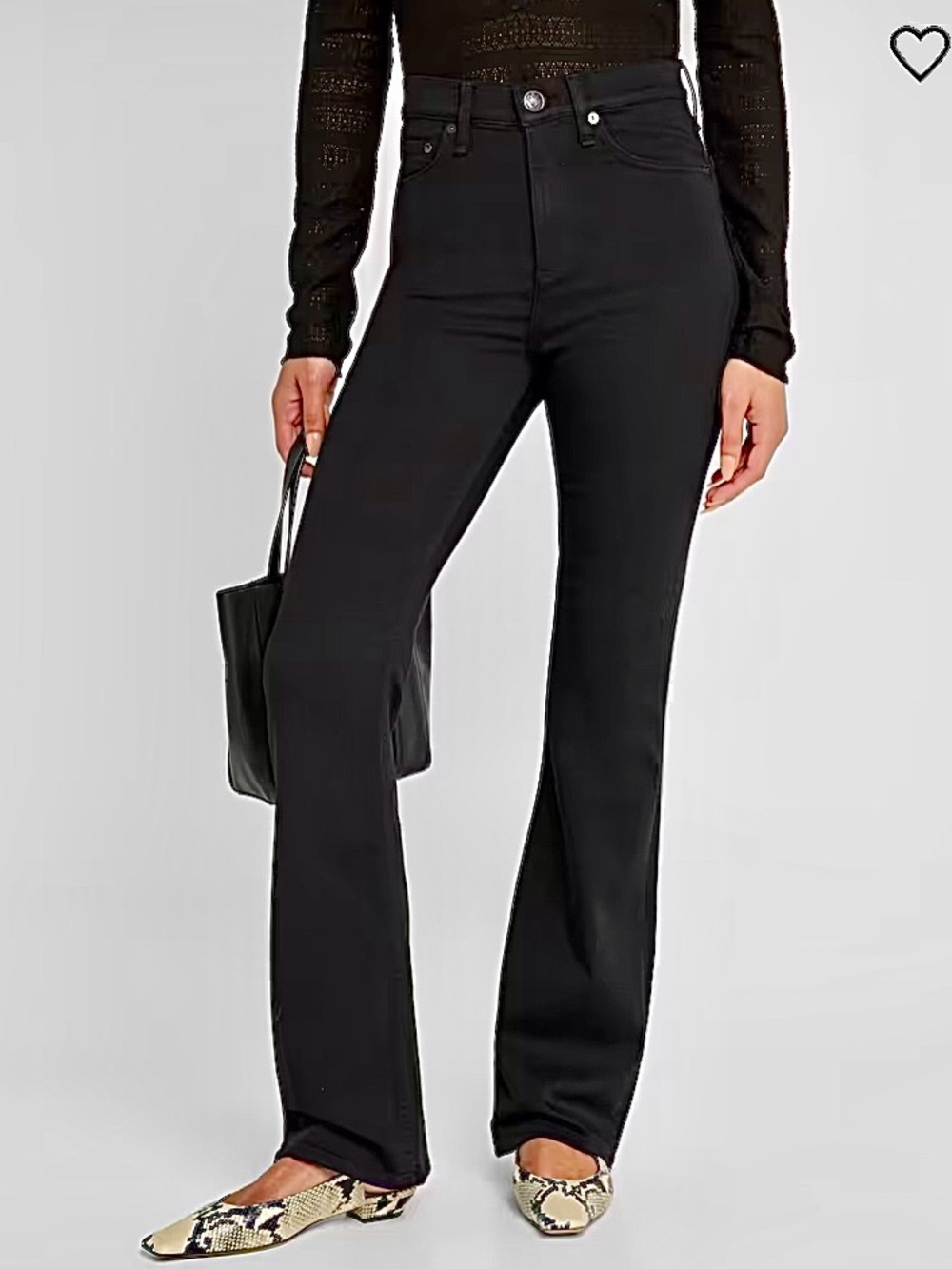 New Rag & Bone Flexi Peyton High Rise Bootcut Tummy Tuck Jeans 34x32